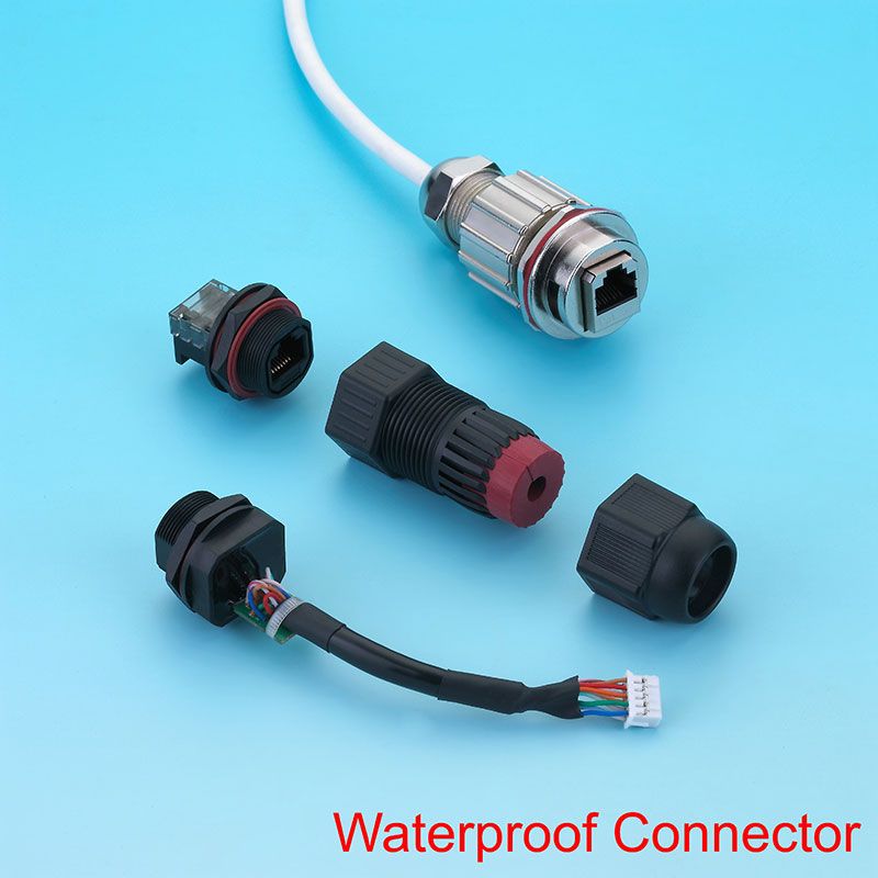Waterproof RJ Jacks and USB connectors